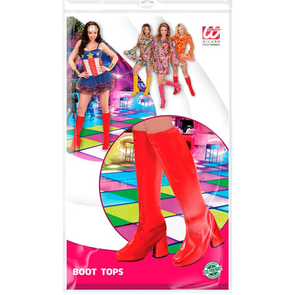 Rødt støvleovertræk