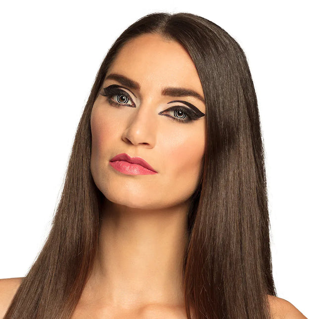 Sort farve linser Hvid spiral 3Mnd