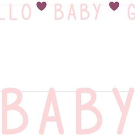 Bogstavkæde fødsel pige 1,4 m