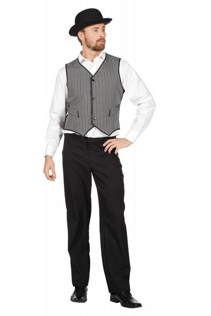 Stribet gilet til mænd Stribet