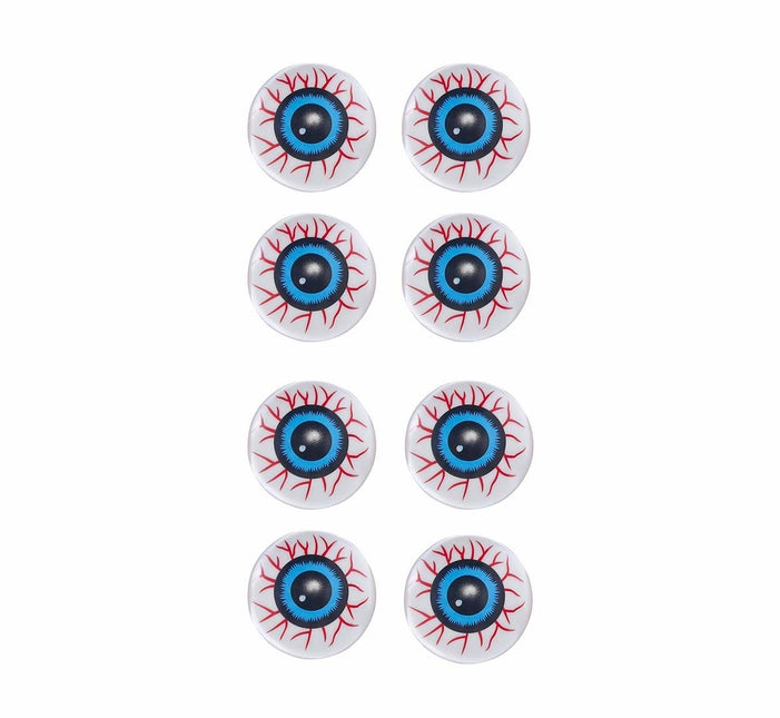 Halloween falske øjne 6 stk