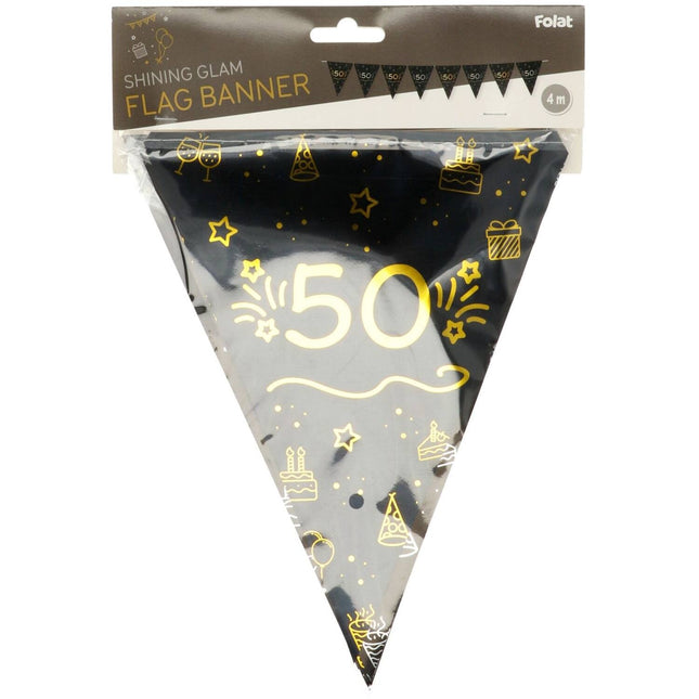 50 års guirlande 4m