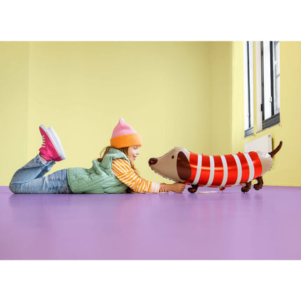 Helium-hundeballon tom 88 cm