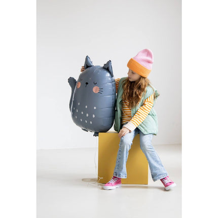 Kat heliumballon tom 69 cm