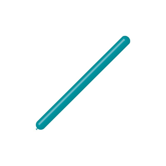 Turkise modelleringsballoner 7,5 cm 150 cm 100 stk