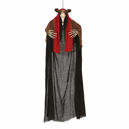 Halloween-dukke Vædder med lys 1,5 m