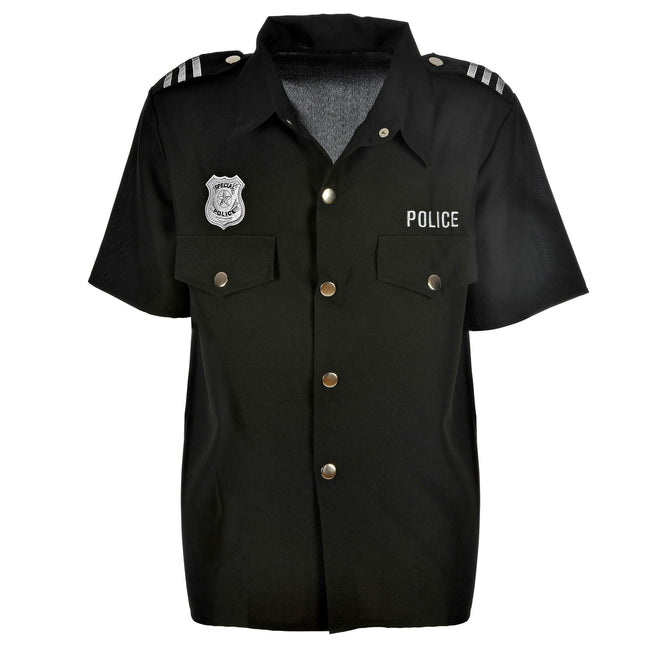 Police Blouse Black Men