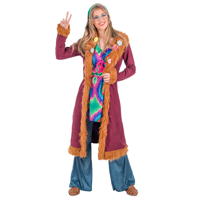 Hippie 60S-kostume Pink Ladies