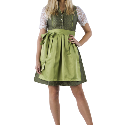Mørkegrøn Dirndl-kjole Oktoberfest Ladies 2 Pieces