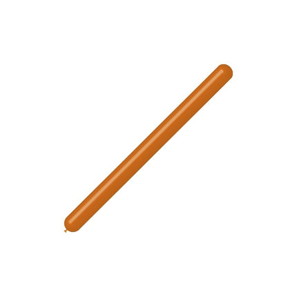 Orange modelleringsballoner 7,5 cm 150 cm 100 stk
