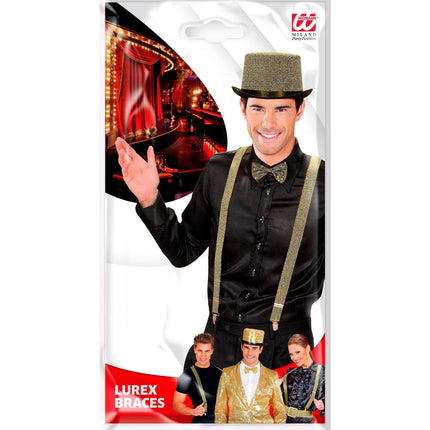 Sort-guld seler med glitter