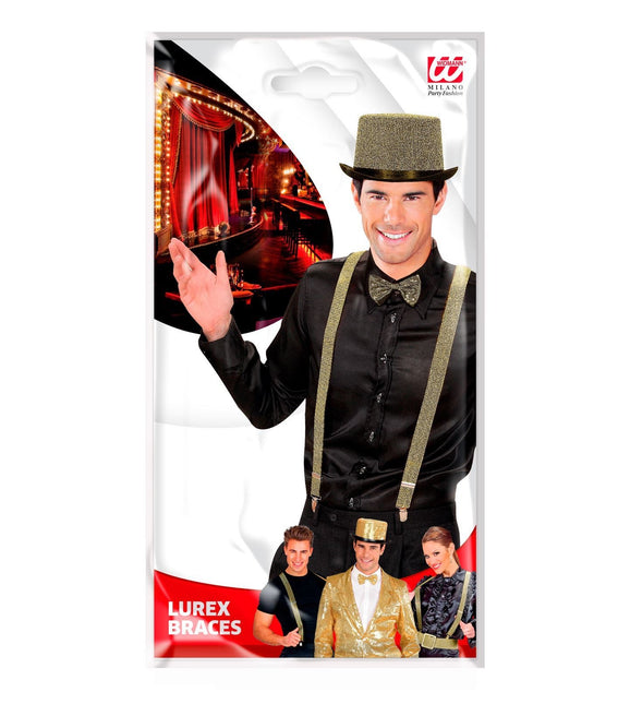 Sort-guld seler med glitter