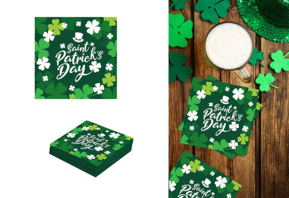 St. Patrick'S Day Servetten 33cm 12st