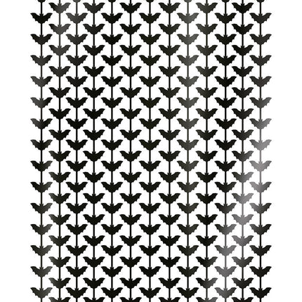 Halloween-dørforhæng med flagermus 2m