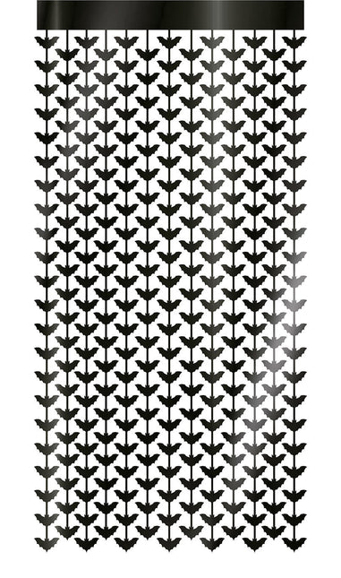 Halloween-dørforhæng med flagermus 2m