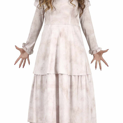 Horror-spøgelse halloweenkostume til damer