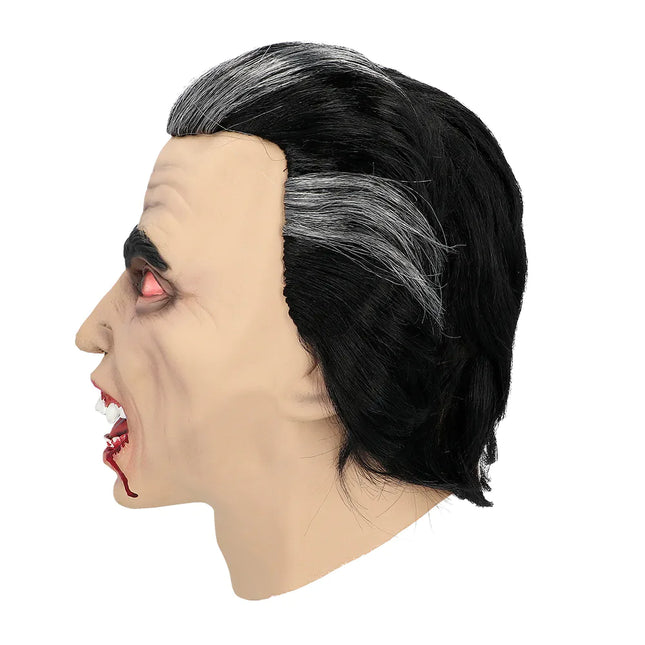 Halloween-maske vampyr med blod