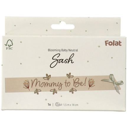 Mommy To Be Sash Beige 1,5 m