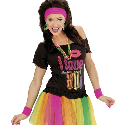 Neonpink svedbånd 2 stk