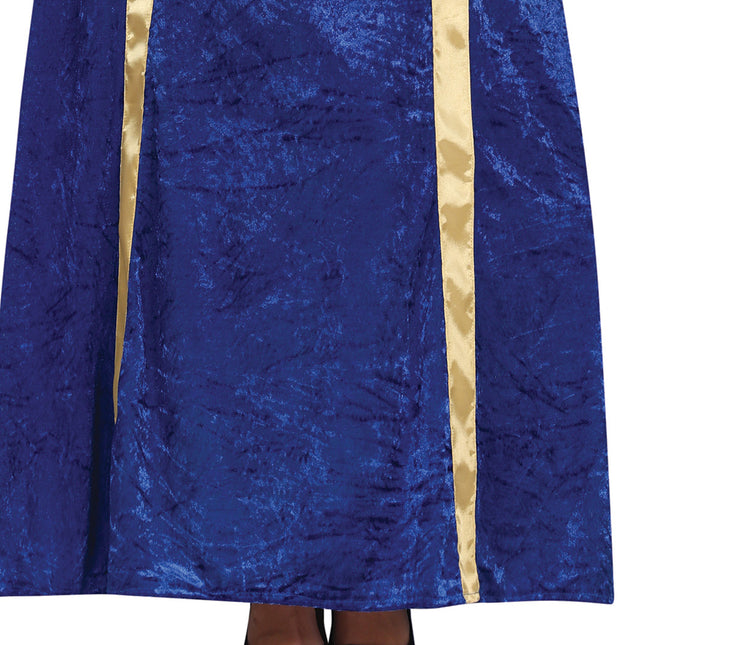 Jonkvrouw Kostume Blå Damer