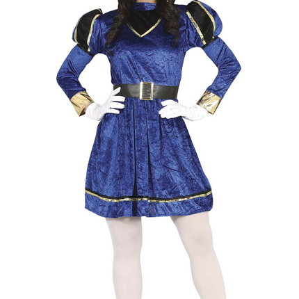 Pietenpak-kjole blå