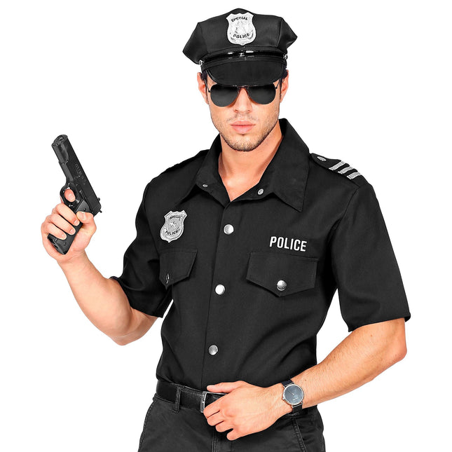 Police Blouse Black Men