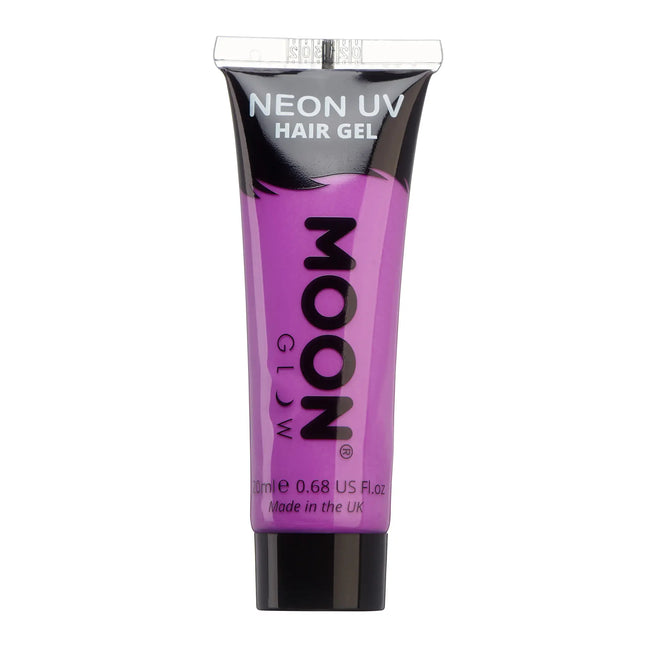 Moon Glow Neon UV Hair Gel Intense Purple 20 ml
