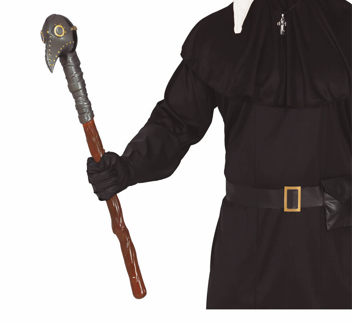 Halloween-spadserestok fugl 70 cm