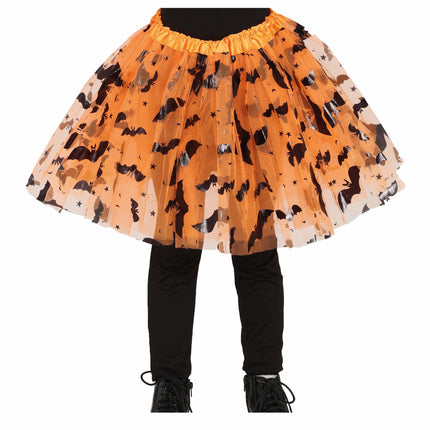 Orange halloween-tutu