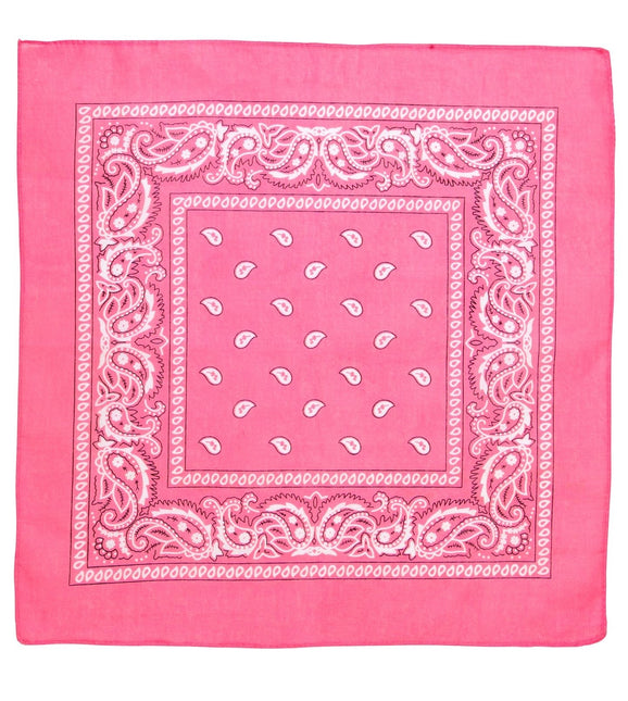 Hippie 60S Bandana Roze 55cm