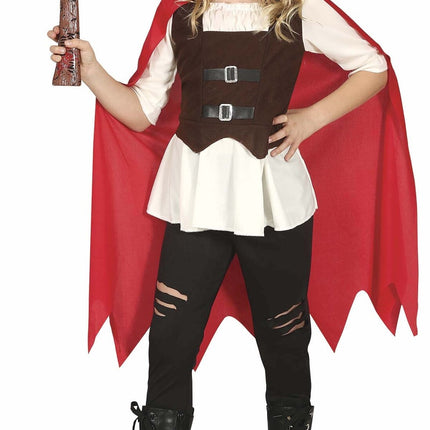 Rødhætte halloweenkostume pige