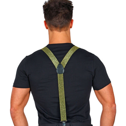 Sort-guld seler med glitter