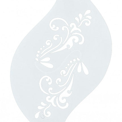 Hvid sminkeskabelon Fairy Blooming