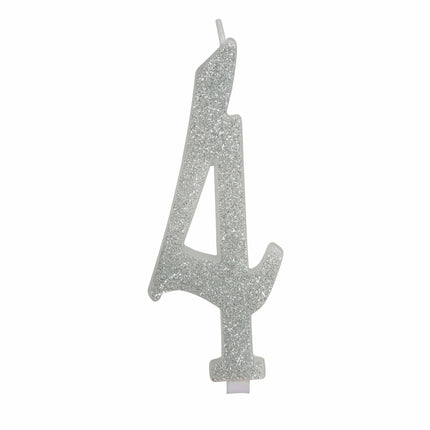 Sølvlys 4 år Glitter 12,5 cm