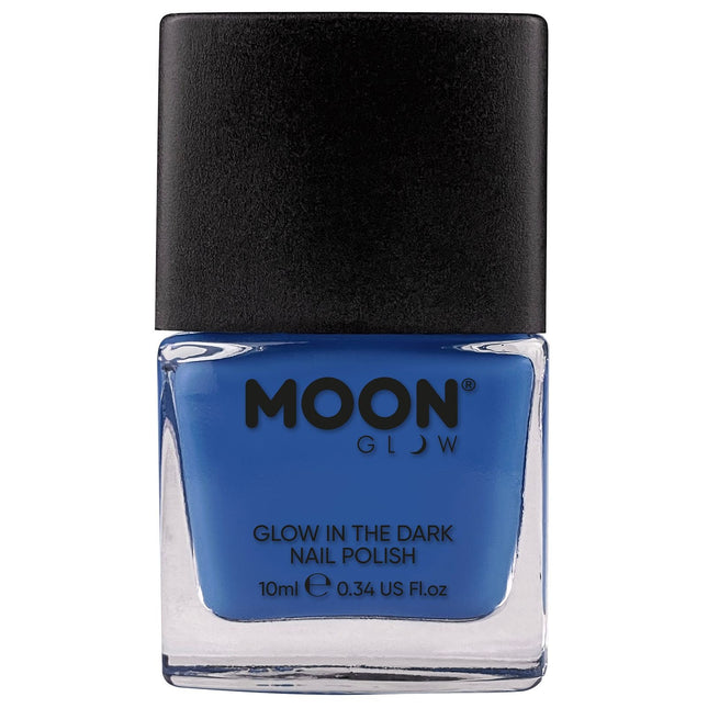 Moon Glow Glow in the Dark neglelak blå 14 ml