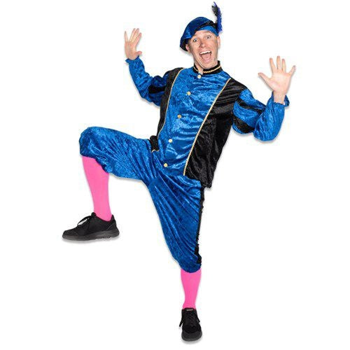 Pietenpak Velours Blå/Sort