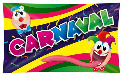 Vægflag Karneval 90X150