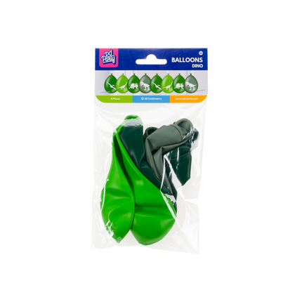 Dino-balloner 30 cm 8 stk