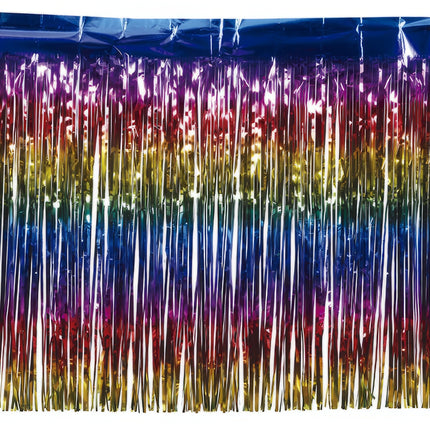 Farvet dørforhæng Metallic 2m