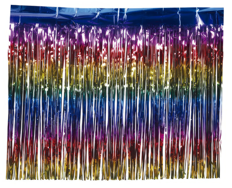 Farvet dørforhæng Metallic 2m