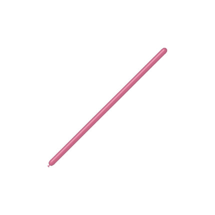 Pink modelleringsballoner 2,5 cm 150 cm 100 stk