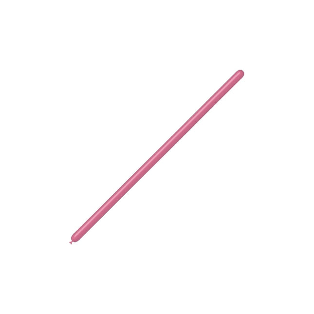 Pink modelleringsballoner 2,5 cm 150 cm 100 stk