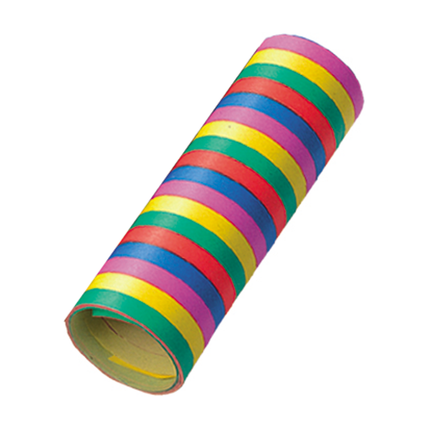 Farvet serpentin 18 ringe brandsikker 4 m