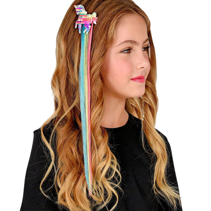 Unicorn Hair Extension Girl
