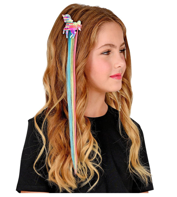 Unicorn Hair Extension Girl