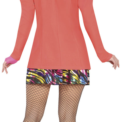 Neon 80S kostume regnbue damer