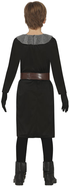 Ridderkostume sort dreng