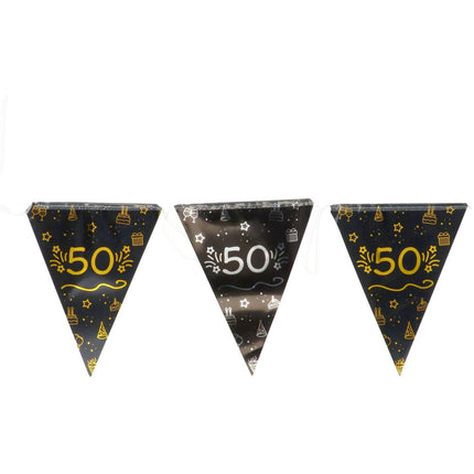 50 års guirlande 4m