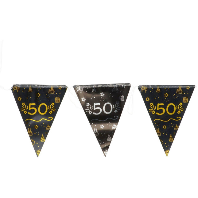 50 års guirlande 4m