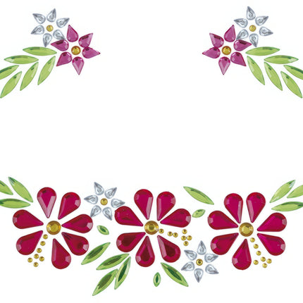 Ansigtsklistermærker Blomster